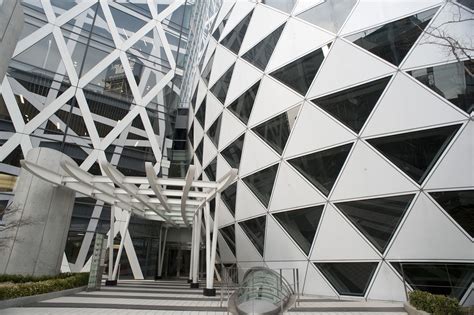 Modern Architecture Tokyo Japan Right Triangle And Rhombus Design On