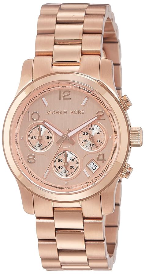 Michael Kors Women S Runway Rose Gold Tone Watch Mk5128 Deluxe Timepieces