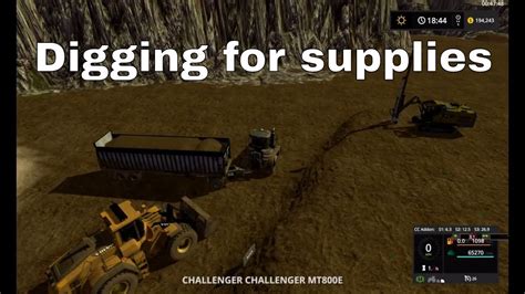 Lets Play Farm Simulator 17 Mining And Construction Supplying The