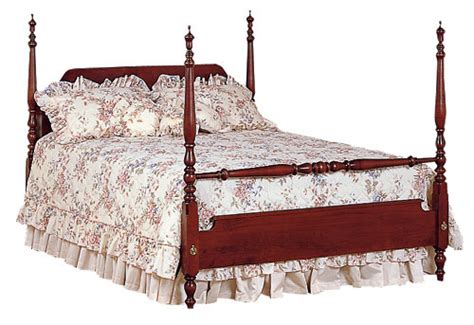 Shop online or in store! Cherry Medium Post Bed ~ Bedroom Furniture Made in the USA