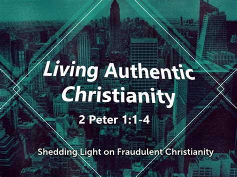 Living Authentic Christianity Part 1 Faithlife Sermons