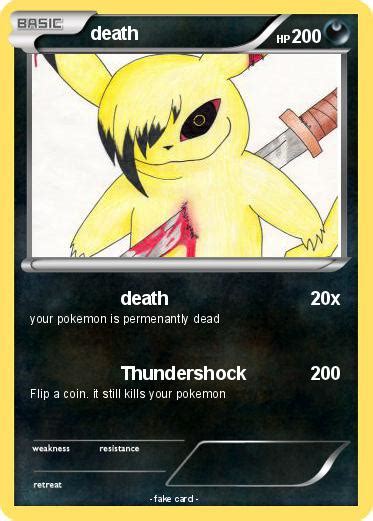 Pokémon Death 4805 4805 Death My Pokemon Card