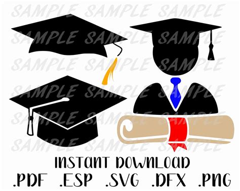 Graduation Gown Svg 1907 Svg Design File Free Svg Cut File For