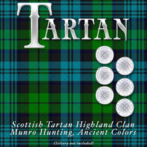Digital Printable Scottish Tartan Plaid Highland Clan Munro Etsy