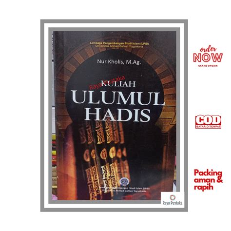 [bisa Cod] Buku Kuliah Ulumul Hadis Penulis Nur Kholis Lazada Indonesia