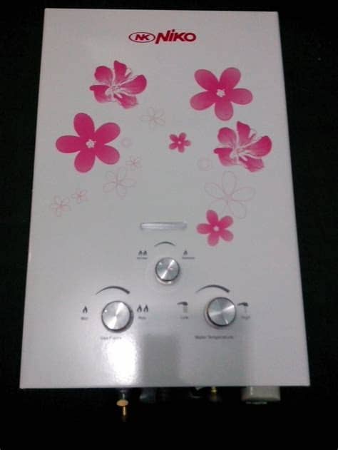 Nantinya air yang dihasilkan melalui water berbagai merk tersebut misalnya seperti harga water heater niko, wika, rinnai, domo da 4010, flexible, niko 61, panasonic, acme 707, palazzo. Jual Water Heater Niko (NK6L) di lapak Barokah Jaya ...