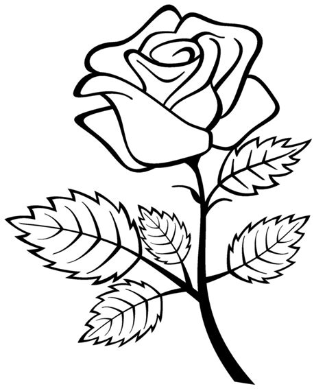 Free Rose Template Printable
