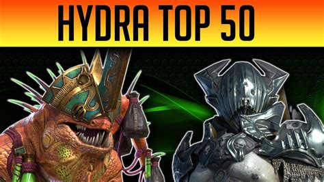 THE TOP HYDRA CHAMPIONS HOW TO BUILD HYDRA TEAMS Raid Shadow Legends YouTube