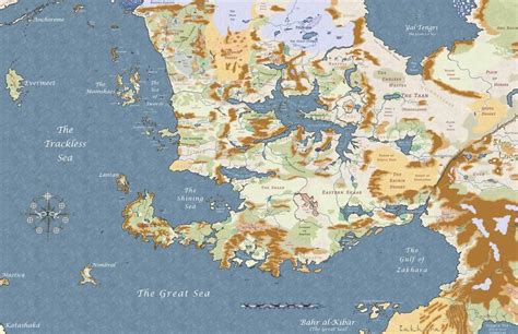 The Forgotten Realms By Markustay Forgotten Realms Map Political Map