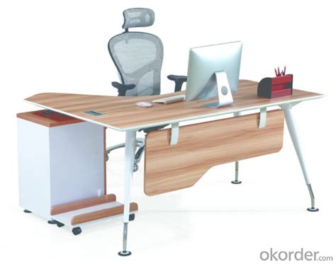 Modern Wooden Mdf Melamineglass Modular Office Tabledesk Cn8706 Real