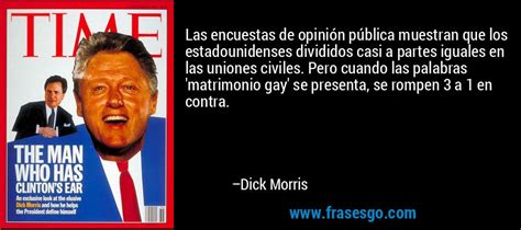 Las Encuestas De Opinión Pública Muestran Que Los Estadounid Dick Morris