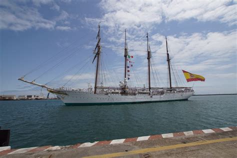 Arribó Del Buque Escuela Juan Sebastián De Elcano Al Puerto De