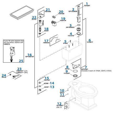 Kohler Toilet Repair Parts With Diagram Memoirs K