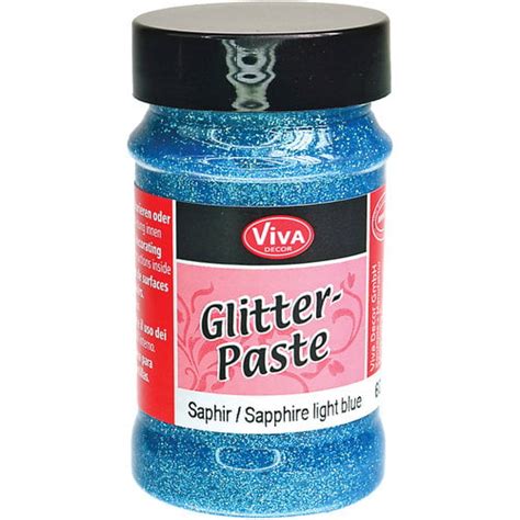 Glitter Paste 90ml Sapphire Light Blue