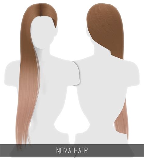 Simpliciaty Nova Hair Sims 4 Hairs