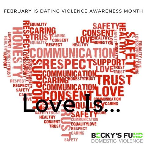teen dating violence awareness month beckys fund beckys fund
