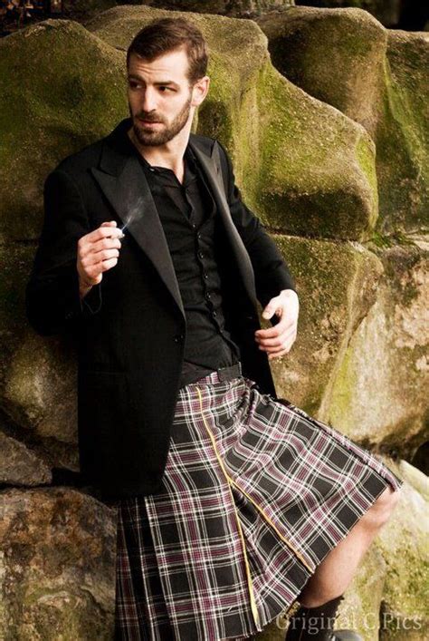 Make sure you pick out a few timeless pieces, including blazers, ties and slacks when putting together a more formal ensemble this season. Triandafilosworld | Men in kilts, Kilt, Tartan fashion