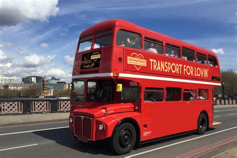 Merge The Commute With Love On Londons Speed Dating Double Decker Bus