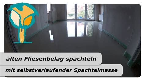 Schließlich lässt mit dem fliesenkleber später noch vieles richten. Fliesen und Fugen spachteln um Vinyl darauf zu verlegen ...