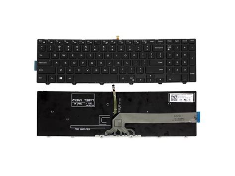 New Us English Black Backlit English Laptop Keyboard For Dell Inspiron