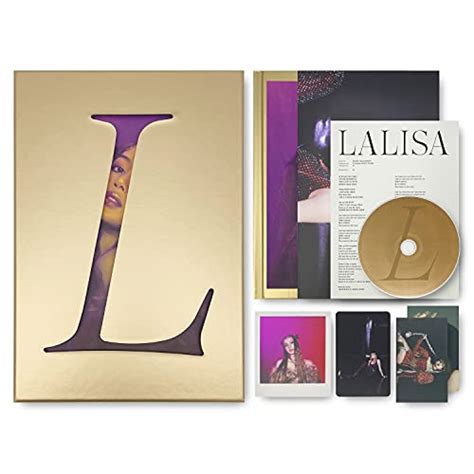 Blackpink Lisa First Single Album Lalisa Gold Ver Photobook