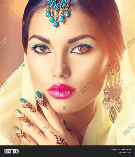 Beauty Brunette Indian Image And Photo Free Trial Bigstock