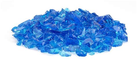 American Fireglass Turquoise Recycled Fire Pit Glass Medium 18 28mm 10 Lb 817901013660 Ebay