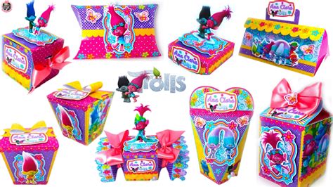 Kit Festa Trolls Arquivo Digital Papelaria Criativa Confeiteira