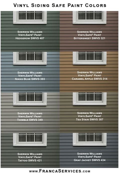 Vinylsafe® Paint Colors For Your Vinyl Siding Exterior House Paint
