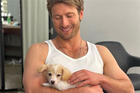Glen Powell Adopts Adorable New Puppy From Los Angeles Rescue