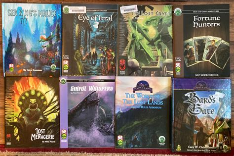 Lot Of Frog God Games Dandd 5e Adventures And Source Books Bards Gate