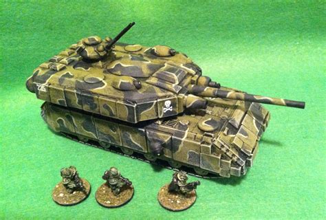 A 15mm Scale Sci Fi Super Heavy Tank Made From A 172 Scale