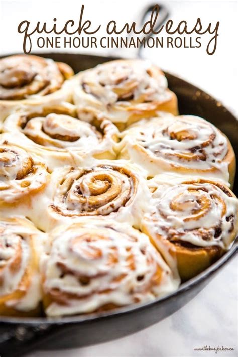 Quick And Easy Cinnamon Rolls Ready In One Hour Recipe Cinnamon