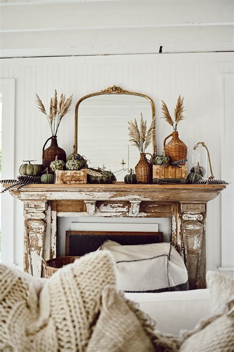 Forged Rustic Fall Mantel Homeservicesnet