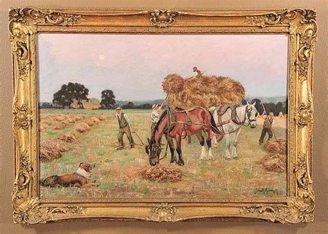 Sold Price 19th Century Oil Painting On Canvas Landscape Scene With