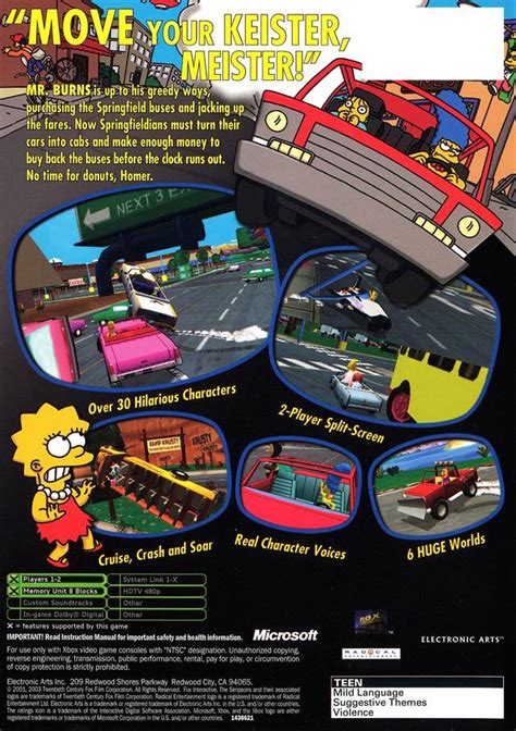 The Simpsons Road Rage Game Giant Bomb