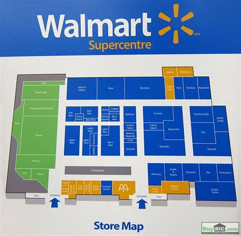 Walmart Floor Plan Map Floorplansclick