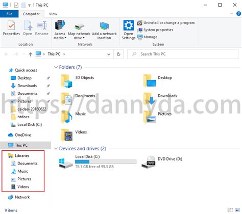 How To Fix Windows 10 Library Missingmissing Library Icon In This Pc