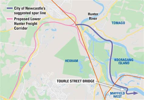 Fassifern To Hexham Rail Bypass Needs Spur Line Along Hunter River To