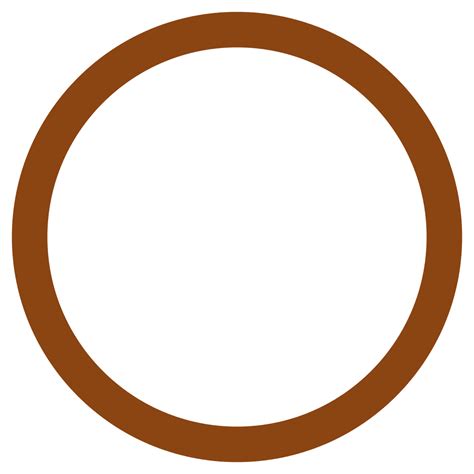 Brown Circle Png Free Logo Image