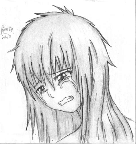 Sad Little Girl Drawing At Getdrawings Free Download