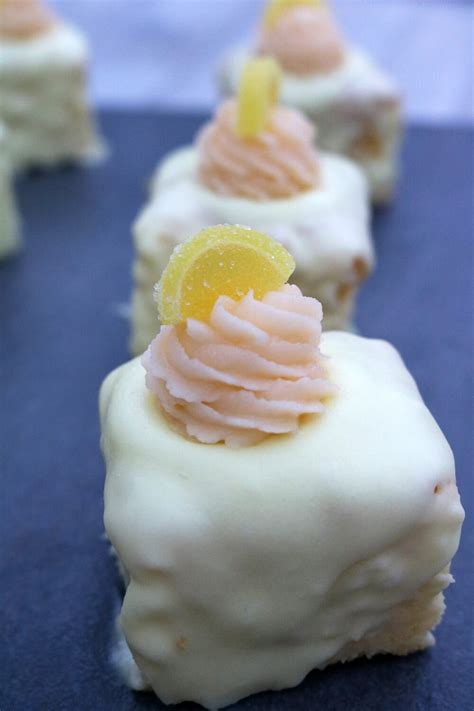 Lemon Surprise Fondant Fancies Bake Off Bake Along Take Some Whisks