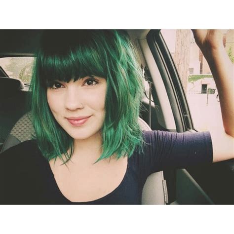 35 Latest Green Hair Color For Short Hair Elegance Nancy