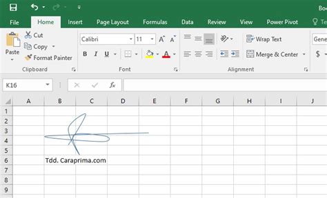 Cara Membuat Tempat Tanda Tangan Di Excel Tulisan Images