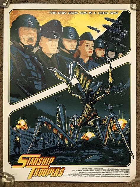 Starship Troopers Tim Anderson Art Print Poster Mondo Neil Patrick