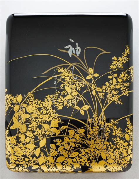 Maybe you would like to learn more about one of these? Japanese Writing Box with Bush Clover and Pampas Grass ...