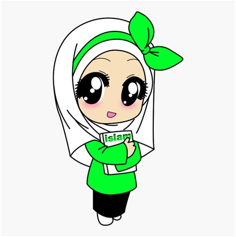 Anak Perempuan Muslim Kartun Hd Png Download Transparent Png Image