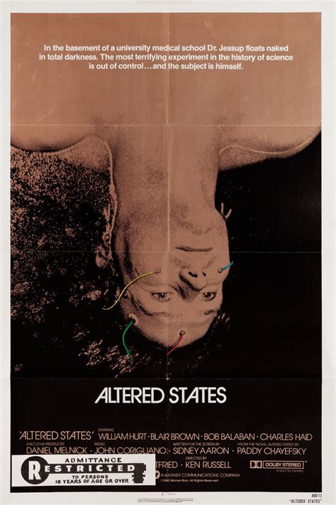 Altered States 1980 Us One Sheet Poster Posteritati Movie Poster Gallery