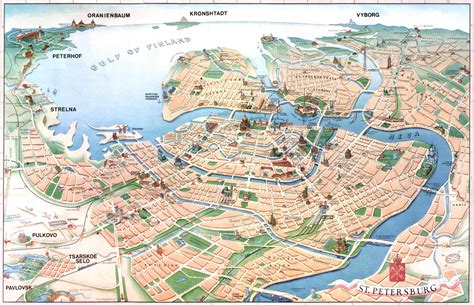 Mapas Detallados De San Petersburgo Para Descargar Gratis E Imprimir