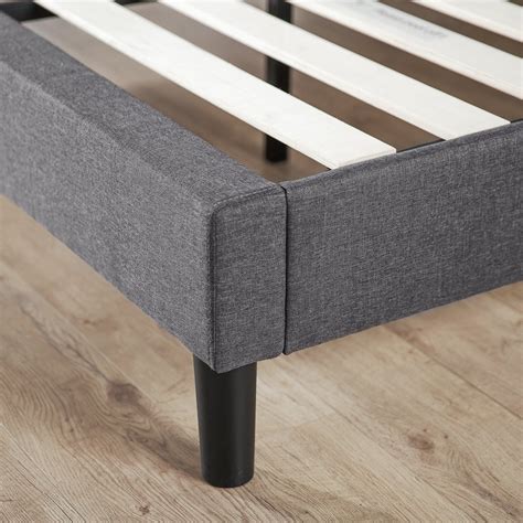 Zinus Curtis Essential Upholstered Platform Bed Frame Mattress